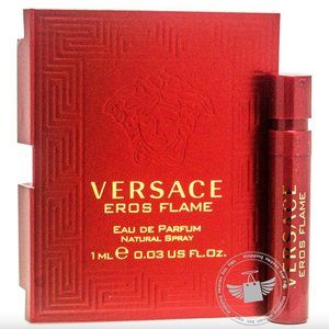 🌈4/$20 NEW Versace Eros Flame Scent Spray Deluxe Travel Spray 1mL